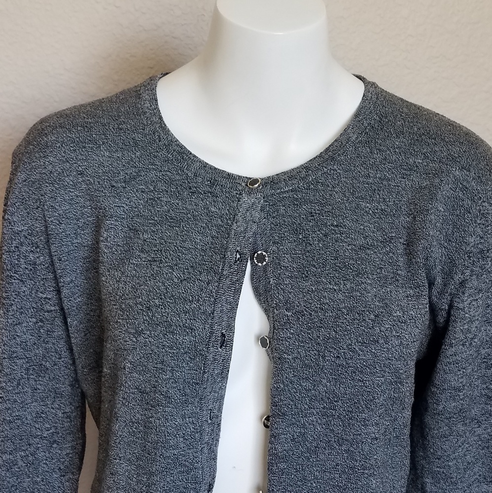 Anna rose charcoal cardigan